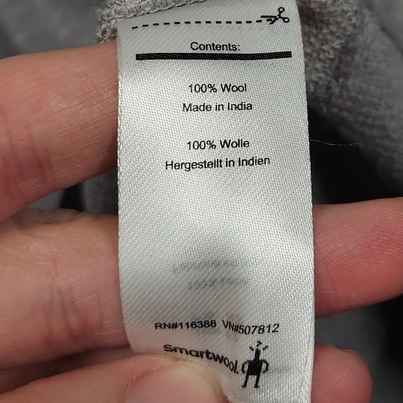 Smartwool Intraknit 250 Sweatshirt Womens Large Gray 1/4 Zip Merino Baselayer - Picture 13 of 16